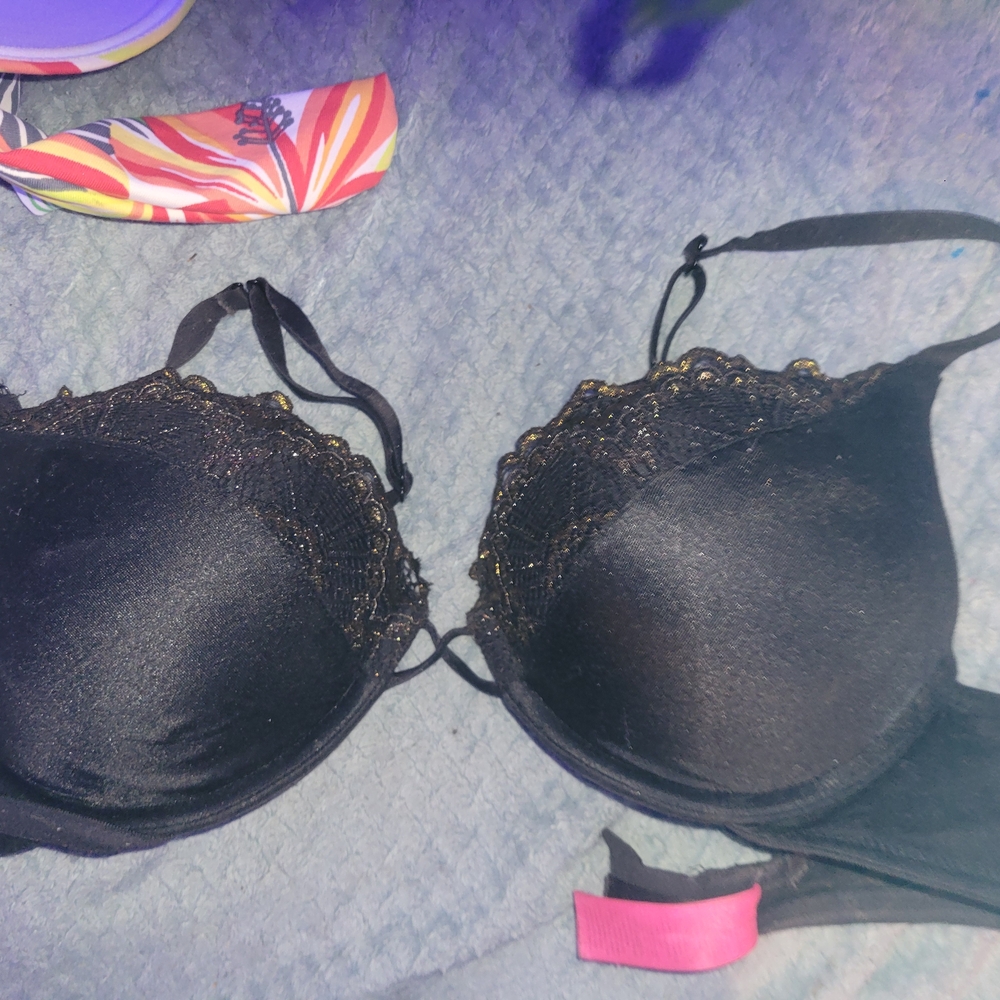 Elegant Black Lace Bra